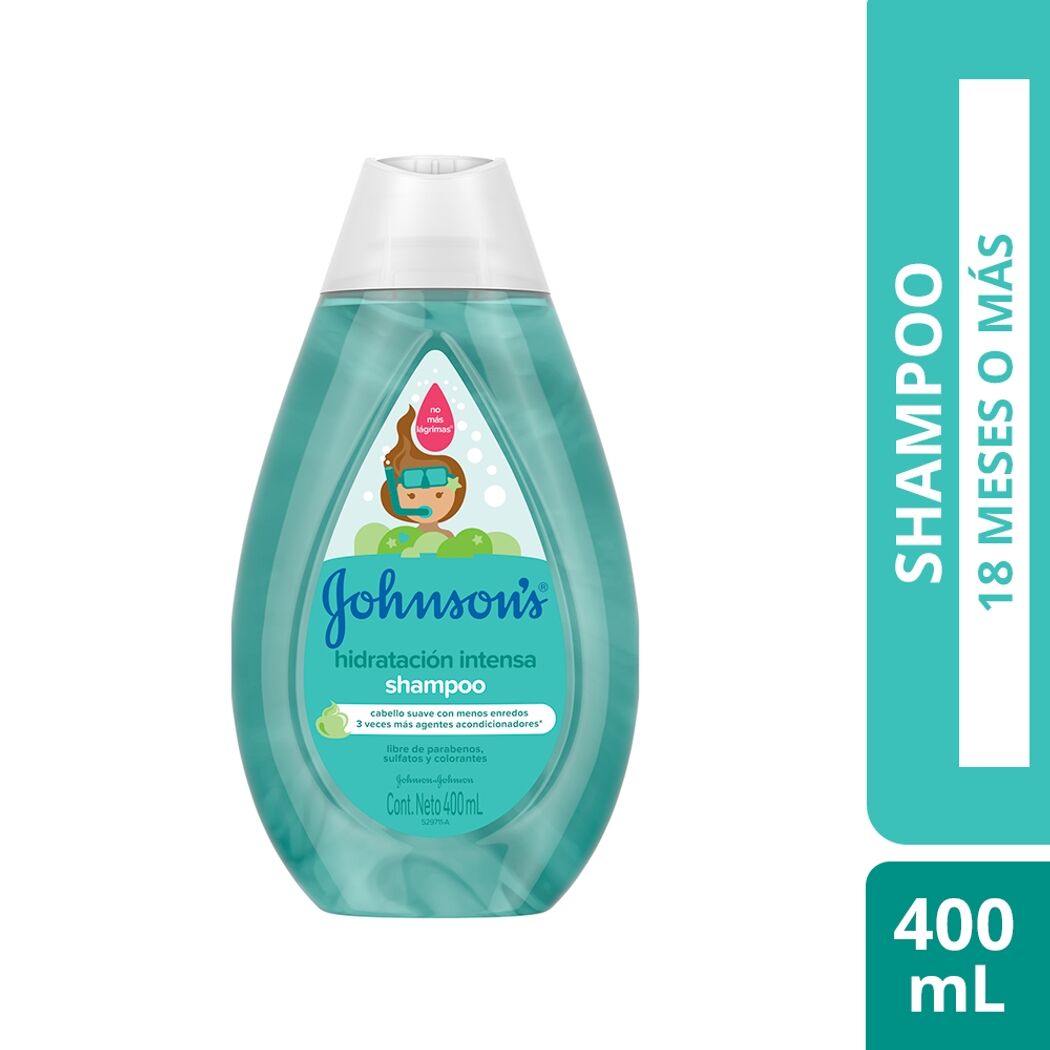 Shampoo Niños JOHNSON'S® Hidratación Intensa 400 ml