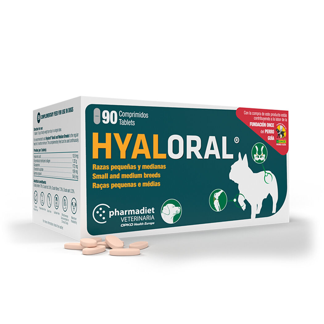 Hyaloral Raza Pequeña 90 Comprimidos