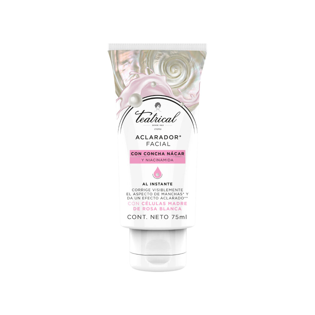 Teatrical Aclaradora Crema Facial 75ml