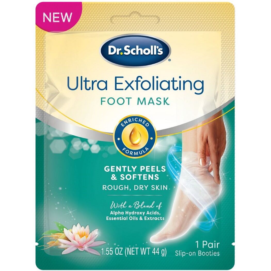 Dr. Scholl's Mascarilla para Pies Ultra Exfoliante, Exfolia y Suaviza