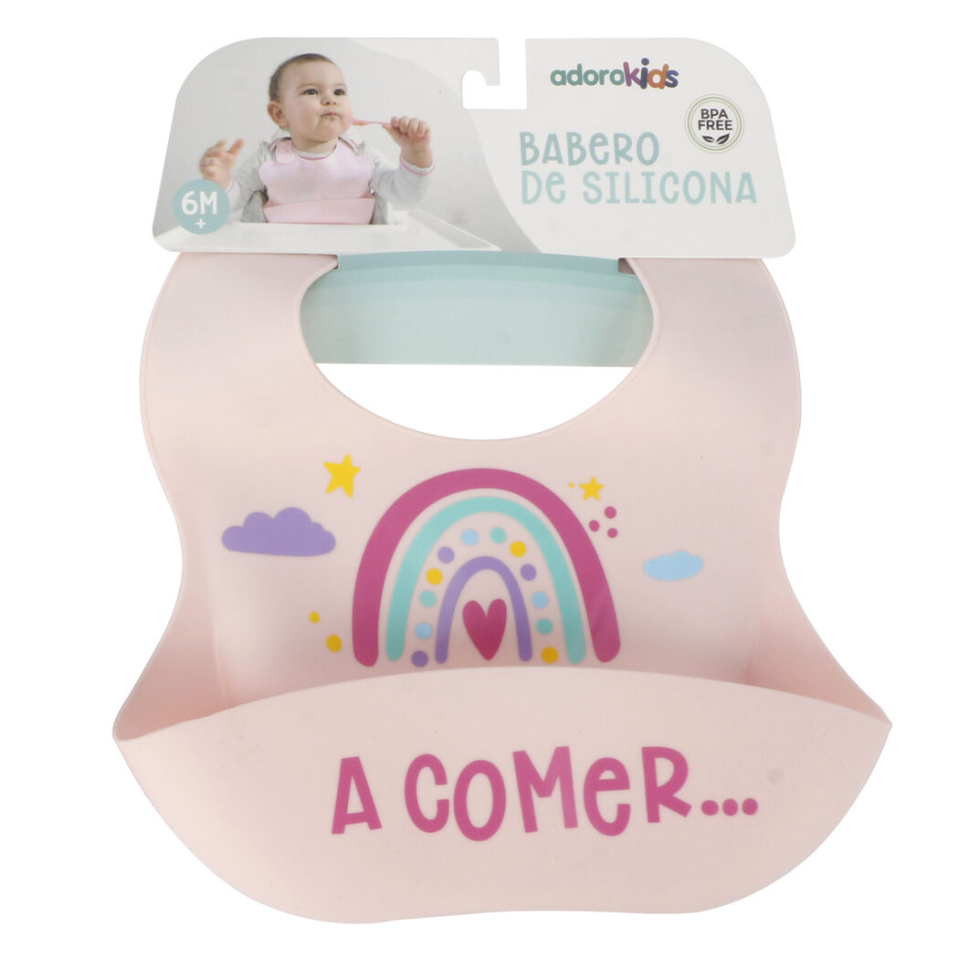 Babero Silicona Niña / Niño