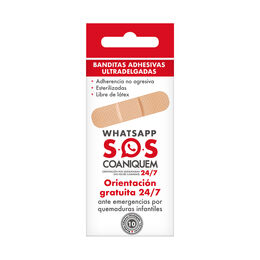Bandita Adhesiva Ultradelgada Coaniquem 10 Unidades