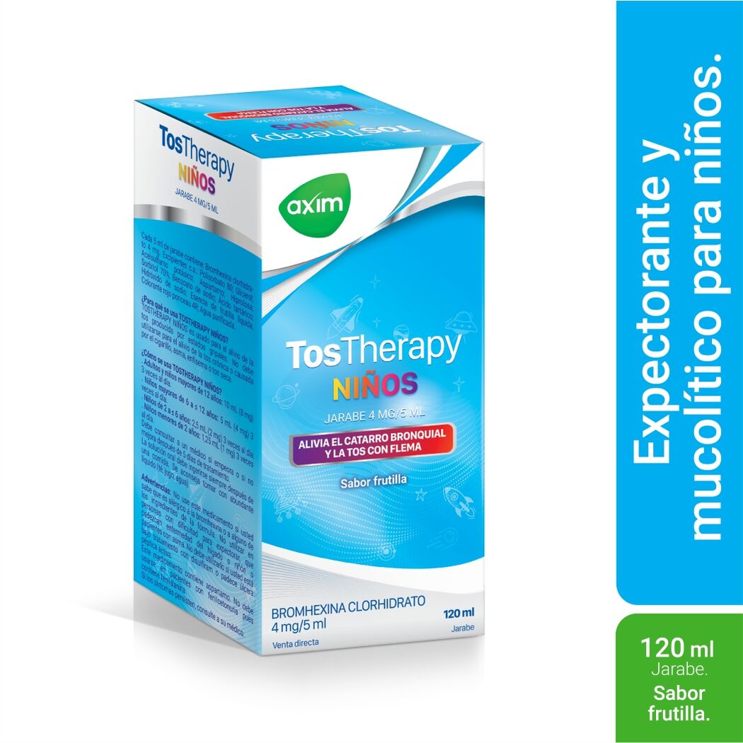 AXIM TosTherapy Niños 4mg/5ml 120ml