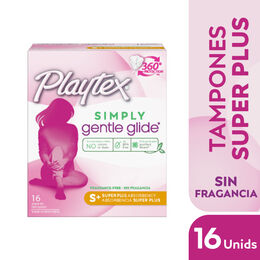 Tampones Playtex Súper Sin Aroma 8un