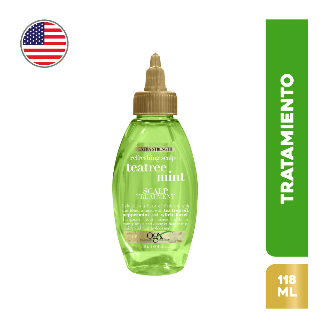 Ogx Extra Strength Teatree Mint Scalp Treatment 118ml