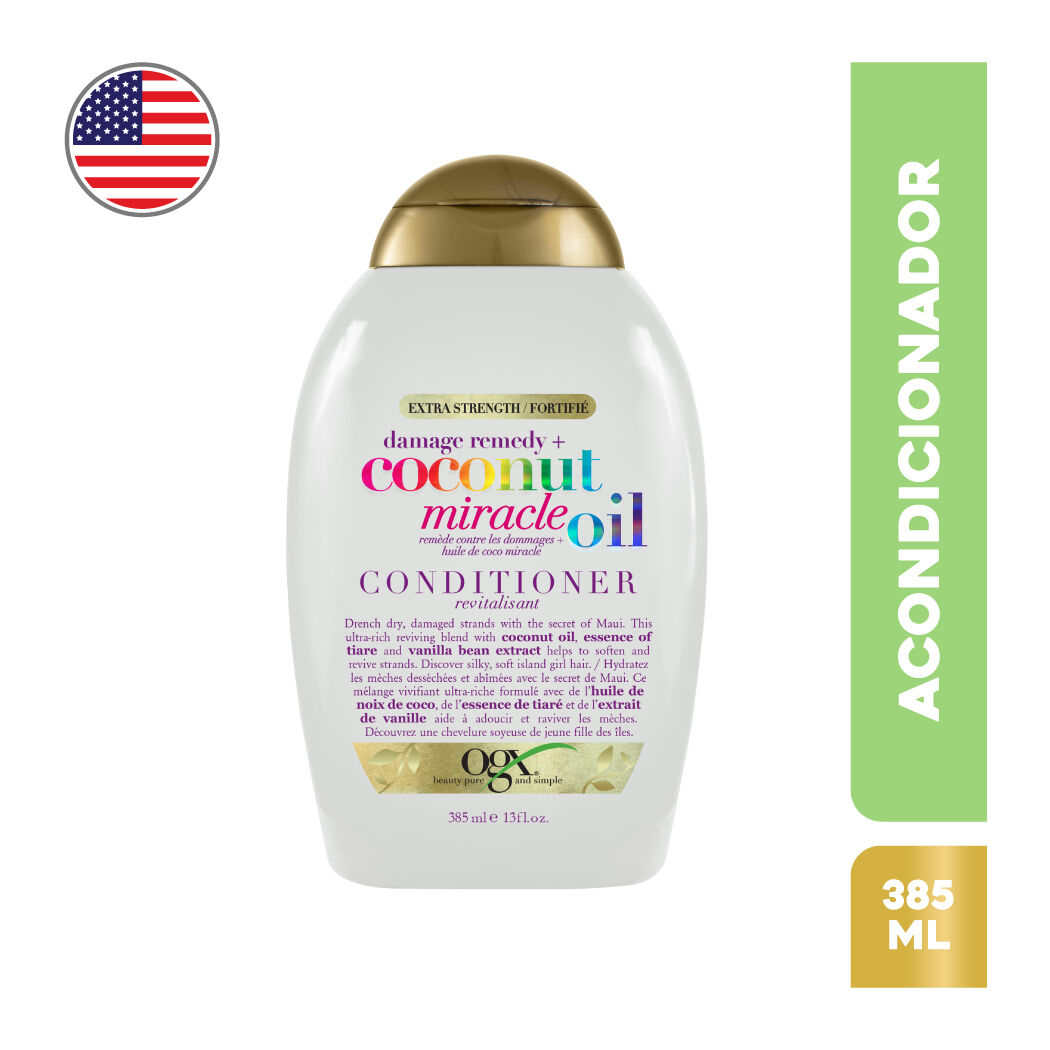 Ogx Acondicionador Coconut Miracle Oil 385ml
